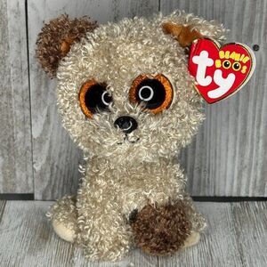 Ty Beanie Boos Collection ROOTBEER the Dog Plush Retired